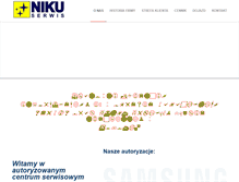 Tablet Screenshot of nikuserwis.com.pl